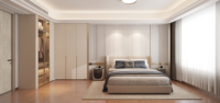 Ensemble de chambre à coucher haut de gamme personnalisable et confortable avec armoire et lit, doté d'un grand espace de rangement – Ensembles de meubles de lit