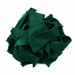 Restos de tela de gabardina/gada, color verde botella, trapos usados, tela textil, 100% algodón, residuos textiles de BD - Product Image 3