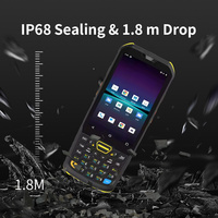 Terminal PDA industriel robuste Android JINGXIN avec lecteur de carte intelligente NFC, WiFi 4G LTE, Ethernet, écran 4 pouces, 450 NIT, étanche
