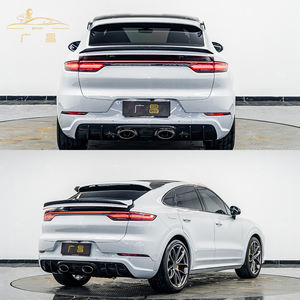 Turbo <strong>GT</strong> Style Dry Carbon Fiber Rear Trunk <strong>Spoiler</strong> for 2018-2023 Porsche Cayenne Coupe (9Y0/9YA) - Product Image 6