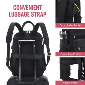Oxford Waterproof Zipper Outdoor USB Anti-Theft Softback <b>Laptop</b> <b>Backpack</b> Physiological Curve Back Geometric Unisex Fashionable - Product Image 4