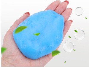 Gomme adhésive multifonction pour voiture et maison, pour nettoyage des fentes et claviers, couleur grise, avec logo personnalisé - Product Image 4