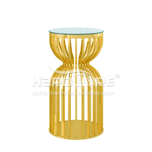 Cafe bistrot Wire Party in acciaio inox Design per la casa Highboy Cocktail Party moderno Mini Bar tavolo - Product Image 1