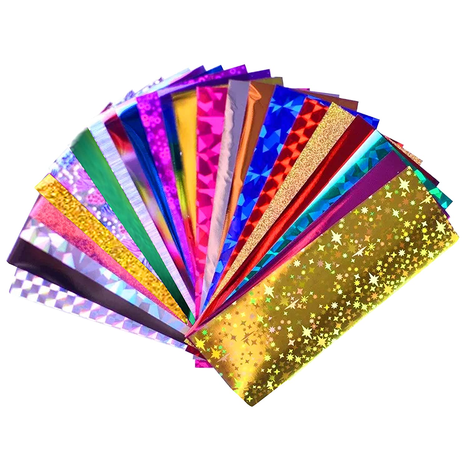 Self Adhesive Holographic Film Sheets Holographic Film Roll for Decoration Bookings Mailbox and Any Other Smooth and Dry s