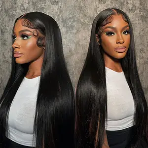 Raw Virgin Human Hair 100% indian 30 inch 13x4 cuticle aligned wigs human hair lace front human hair wigs for black women
