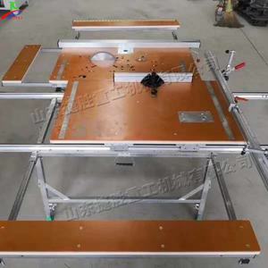 เครื่องเลื่อยตัดแผ่นแบบพกพา พับได้ ความแม่นยำสูง พร้อมระบบกันฝุ่นคุณภาพสูง สำหรับตัดไม้อัด พร้อมเราเตอร์ - Product Image 6