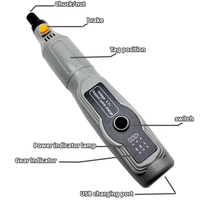 Mini meuleuse électrique à 3 vitesses 205 perceuse à manucure rechargeable sans fil pour poncer et polir les outils électriques de bricolage