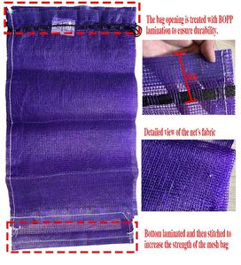 Spedizione Rapida, Sacchetto in Rete PP Leno 42x74cm 53.5g Viola per Granchi Vivi, Imballaggio per Cipolle e Legna da Ardere - Product Image 3