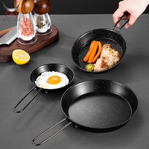 Portable poché oeuf crêpe steak <span class=keywords><strong>petite</strong></span> <span class=keywords><strong>casserole</strong></span> camping en acier inoxydable extérieur pliant et amovible poêle à frire antiadhésive - Product Image 1