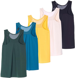 Elegante Camiseta de Tirantes Plisada de Color Liso para Mujer, Tallas Grandes, Nueva Moda Miyake, de Verano, de Secado Rápido, Holgada, con Manga Murciélago, Casual - Product Image 1