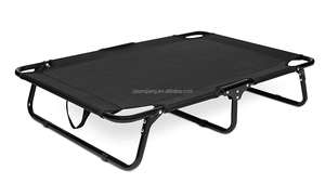 Indoor Outdoor Hot Sale Travel Atmungsaktives Kühlnetz Eisen rahmen Faltbares tragbares Haustier Erhöhtes Hunde bett - Product Image 2