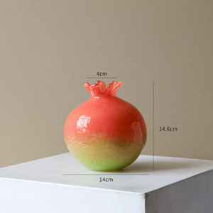 Jarrón de Vidrio Creativo de Dos Colores con Diseño de <span class=keywords><strong>Granada</strong></span> para Decoración del Hogar - Product Image 6