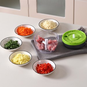 <span class=keywords><strong>Appareil</strong></span> de découpe multifonctionnel - Déchiqueteur de légumes <span class=keywords><strong>manuel</strong></span> deux-en-un - Petit et pratique outil de broyage d'ail - Product Image 4