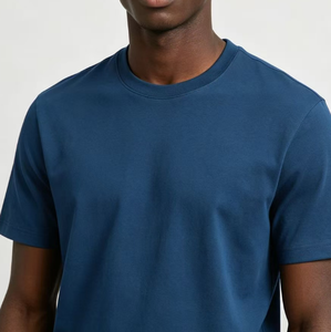 Camiseta de Manga Larga para Hombre, Cuello Redondo, Color Sólido, Estilo Holgado, Otoño-Invierno, con Logotipo OEM - Product Image 3