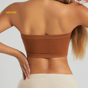Reggiseno Push-Up Senza Spalline a Vita Alta Senza Cuciture con Chiusura Frontale a Tre File di Gancetti Regolabili e Effetto Modellante sul Seno - Product Image 3