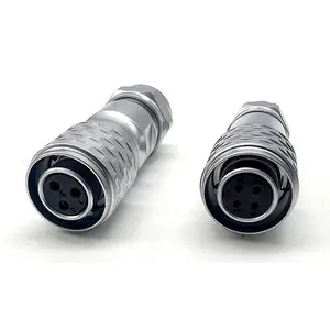 Conector impermeable de metal Weipu con cable SF12 serie 2pin 3pin 4pin 5pin 6pin 7pin 9pin SF1210 SF1212
