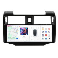 DUDUAUTO DSP Dispositivo de Audio de 8 Núcleos, Pantalla Táctil Multimedia Estéreo para Automóvil Android, Pantalla de 12.3 Pulgadas para Toyota 4Runner 2010-2023