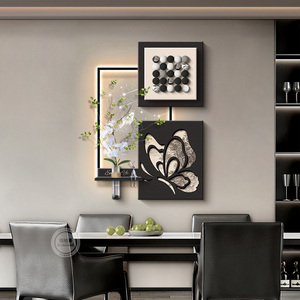 Arte Murale Moderna di Lusso per Ristoranti, Pittura Decorativa 3D con Texture Arenaria, Sfondo Creativo per Soggiorno, Design 2026 - Product Image 1