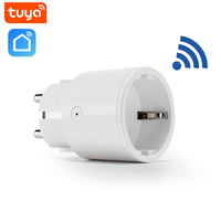 Tuya WiFi Smart Stecker 10A EU Smart Steckdose mit Stromverbrauchsmessung, Zeitschaltfunktion und Sprachsteuerung über Alexa und Google Home
