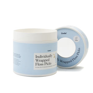 Petit emballage en carton personnalisé <span class=keywords><strong>pour</strong></span> thé, café, boîte cadeau avec tube cylindrique en papier, boîte ronde <span class=keywords><strong>pour</strong></span> biscuits, aliments <span class=keywords><strong>pour</strong></span> bébés - Product Image 6