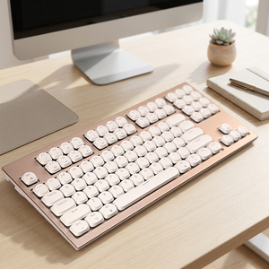 Clavier mécanique sans fil OEM d'usine, neuf, 102 touches, tri-mode, interface USB Type-C, taille standard, rétroéclairage LED, interrupteurs Kailh - Product Image 1