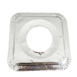 50 Pack 8.5 Square Aluminum Foil Stove Burner Covers - Range Protectors,  Disposable Bib Liners for Gas Burners - Easy Cleanup!