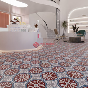 Carrelage en ciment encaustique moderne du milieu du siècle 200x230mm, carrelage hexagonal en béton coloré, export B2B, meilleure offre - Product Image 3