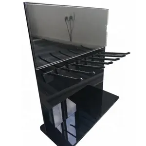 Supplier Menyediakan Acrylic Counter Top Gantungan Kunci Desktop Display Stand