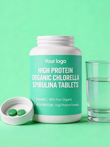 <span class=keywords><strong>Tablet</strong></span> <span class=keywords><strong>Chlorella</strong></span> Spirulina Organik Tinggi Protein Alami EU USDA dengan Vitamin dan Mineral - Product Image 5