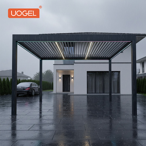 Pavillon Lumineux sous la Pluie Nocturne, Abri de Voiture Illuminé sous la Pluie, Stationnement Confortable au Milieu de la Douche UOGEL A13 - Product Image 1