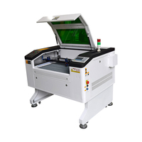 Machine de gravure laser tout-en-un polyvalente 7050 avec refroidisseur interne, mise au point automatique, 80W 100W, découpeuse CNC pour tissu, papier, caoutchouc