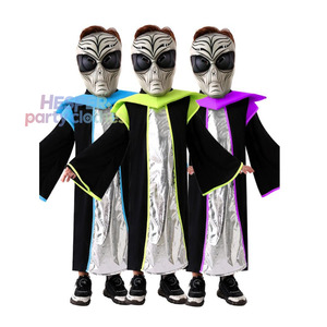 Disfraz Infantil de Alien HP con Máscara Completa, Disfraz de Halloween para Niños, Fiesta Temática, Juego de Roles - Product Image 1
