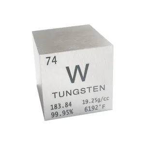 Best Selling High Purity 10 X 10 X 10mm Tungsten Metal Element Cubes