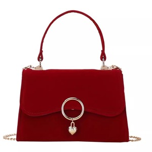 Nuove Borse alla Moda per Signore in Colore Rosso, Borsa a Tracolla con Catena, Borsetta di Lusso per Spose - Product Image 1