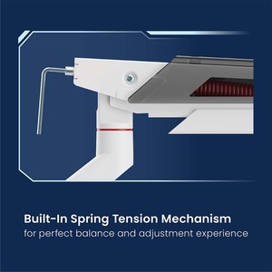 Bras de moniteur double pour jeux LDT114-C024UC, <span class=keywords><strong>support</strong></span> de fixation de bureau en aluminium, ressort mécanique, <span class=keywords><strong>support</strong></span> <span class=keywords><strong>VESA</strong></span>, compatible avec les écrans de 17 à 35 pouces - Product Image 6