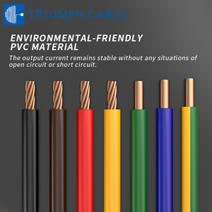 Кабель электрический одножильный медный с изоляцией ПВХ, соответствующий ROHS, BV2.5мм², 4мм², 6мм², 10мм², 25мм², 750В, неизолированный медный провод - Product Image 2