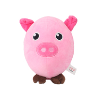 D KING 35cm Jouet en peluche vache en coton PP écologique avec doublure polaire douce pour bébés