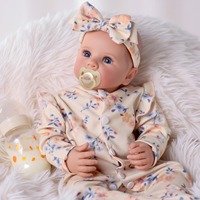 Poupée Reborn réaliste de 19 pouces en vinyle souple, jouet pour enfants, cadeau, vente en gros, personnalisable