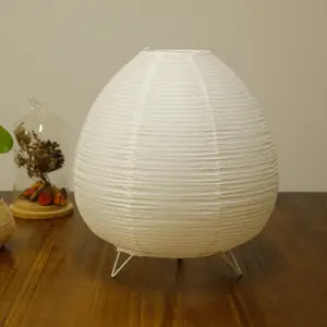 Japanese Creative Rice Paper Lantern Bedside Table Lamp Floor Light Bedroom Decoration