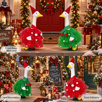 Noël Xmas Tulle Jupe Pom-Pom Costume Fête Robe Vêtements Animal pour Chien et Chat Grossiste Lavable Luxe Tenue