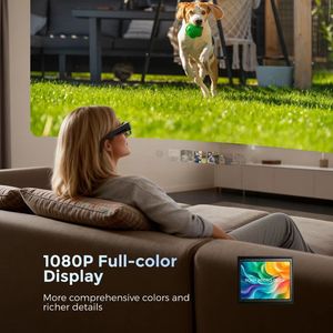 Slimme AR-bril Draagbaar Android-systeem Slimme bril Draadloze Bluetooth Dubbele microfoon AR-displaybril Videogesprek - Product Image 2