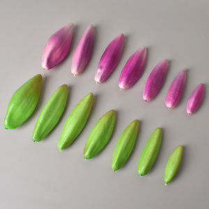 Capullos de Lirio Artificiales Realistas, Tallos de Lirio Artificiales de Tacto Real para Arreglos Florales de Boda, Decoración de Interiores de Hoteles y Hogares - Product Image 5