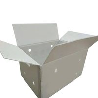Boîte de rangement pliable robuste personnalisée, matériau PP empilable réutilisable pour déménagement de vêtements, livraison logistique