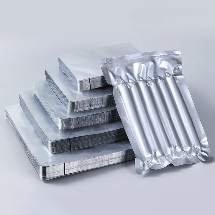 Laminated Opaque Silver Aluminum Foil Vacuum Mylar Bag Composite Food Vacuum Sealer Bags