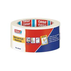 Tesa เทปเครปจิตรกร4306 profi PLUS เล็กน้อย creped แสงสีเบจยาว50เมตรกว้าง50มม - Product Image 1