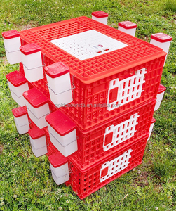 Qa Chất lượng cao gà chim nhiều màu gia cầm Crate đôi cửa giao thông vận tải lồng - Product Image 6