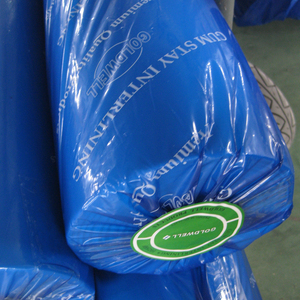 100% polyester adhésif fusible non tissé entoilage tissu rouleau entoilage production - Product Image 1