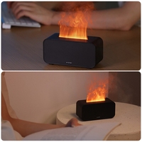Coloré Flamme Led Lumière Humidificador Cool Mist Fire Air Humidificateur 120Ml Usb Flamme Diffuseur D'arôme Avec Ce Rohs