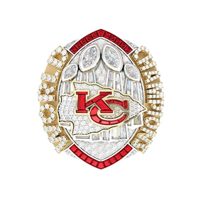 แหวนแชมป์ KC Chiefs 2024 ของแมโฮมส์ วัสดุอัลลอยคุณภาพสูง สไตล์ฮิปฮอป เครื่องประดับสำหรับผู้ชายแนวสปอร์ต - Product Image 1