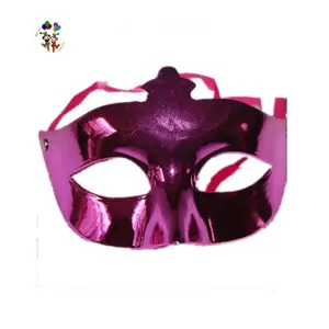 Ucuz plastik Masquerade parti bayanlar mor renk venedik HPC-2106